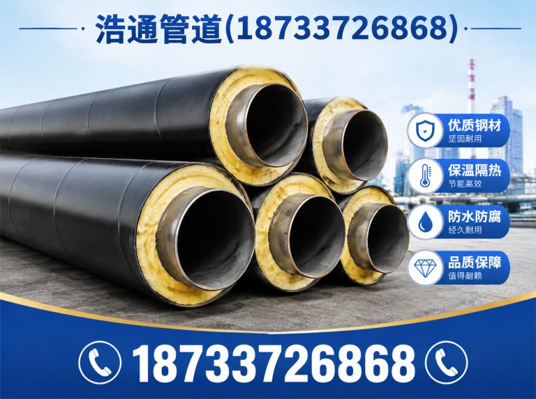 南皮县保温钢管展示图